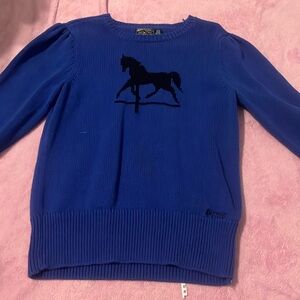 blue horse top